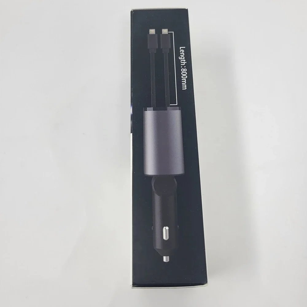 Elobeth Super Fast‎ Charge 4-in-1 retractable car charger